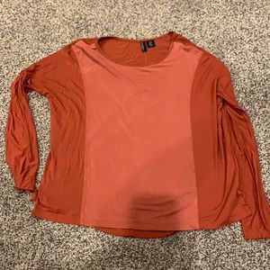 Rusty orange long sleeve